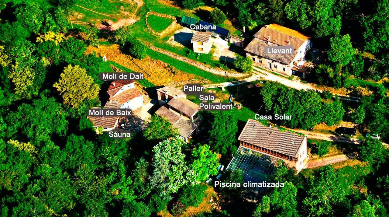 El Paller del Molí de la Plana Riudaura Exterior foto